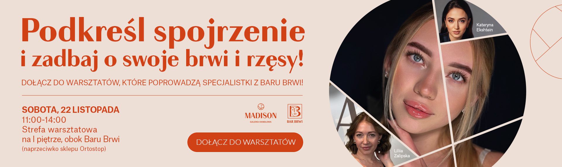 Madison Galeria Handlowa Warsztaty stylizacji brwi Bar Brwi