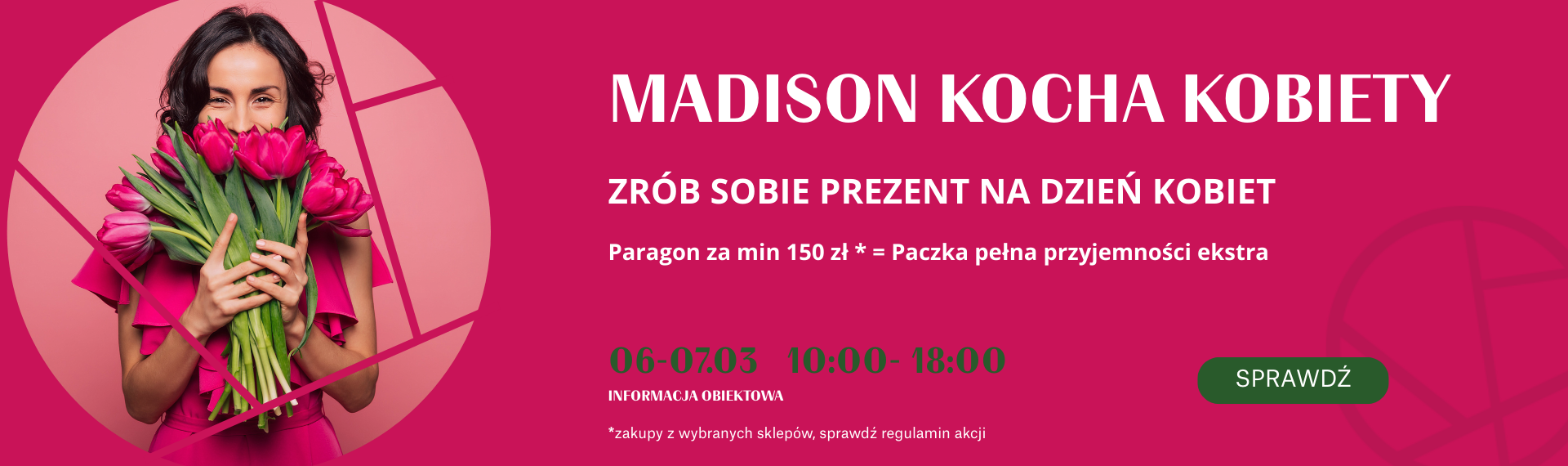 Madison Kocha Kobiety akcja promocyjna Galerii Madison