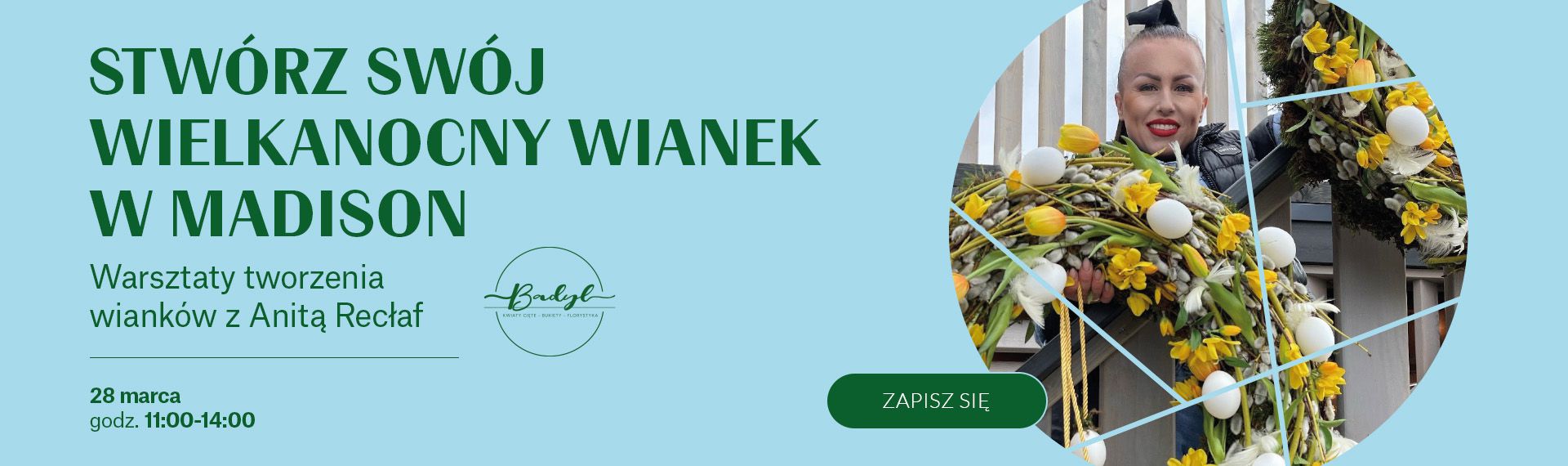 Zapisz się na warsztaty wianków wielkanocnych w Galerii Madison Gdańsk Centrum