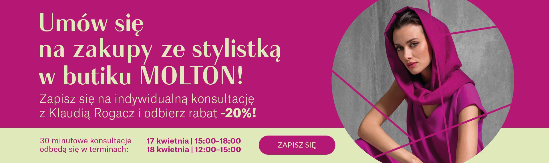 Wyjątkowe zakupy ze stylistką w MOLTON w Galerii Madison Gdańsk